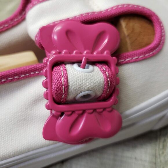 Vans x Barbie™ Style 93 DX Mary Jane Skate Shoe - White Womens 8 Excellent Cond. - Picture 10 of 12
